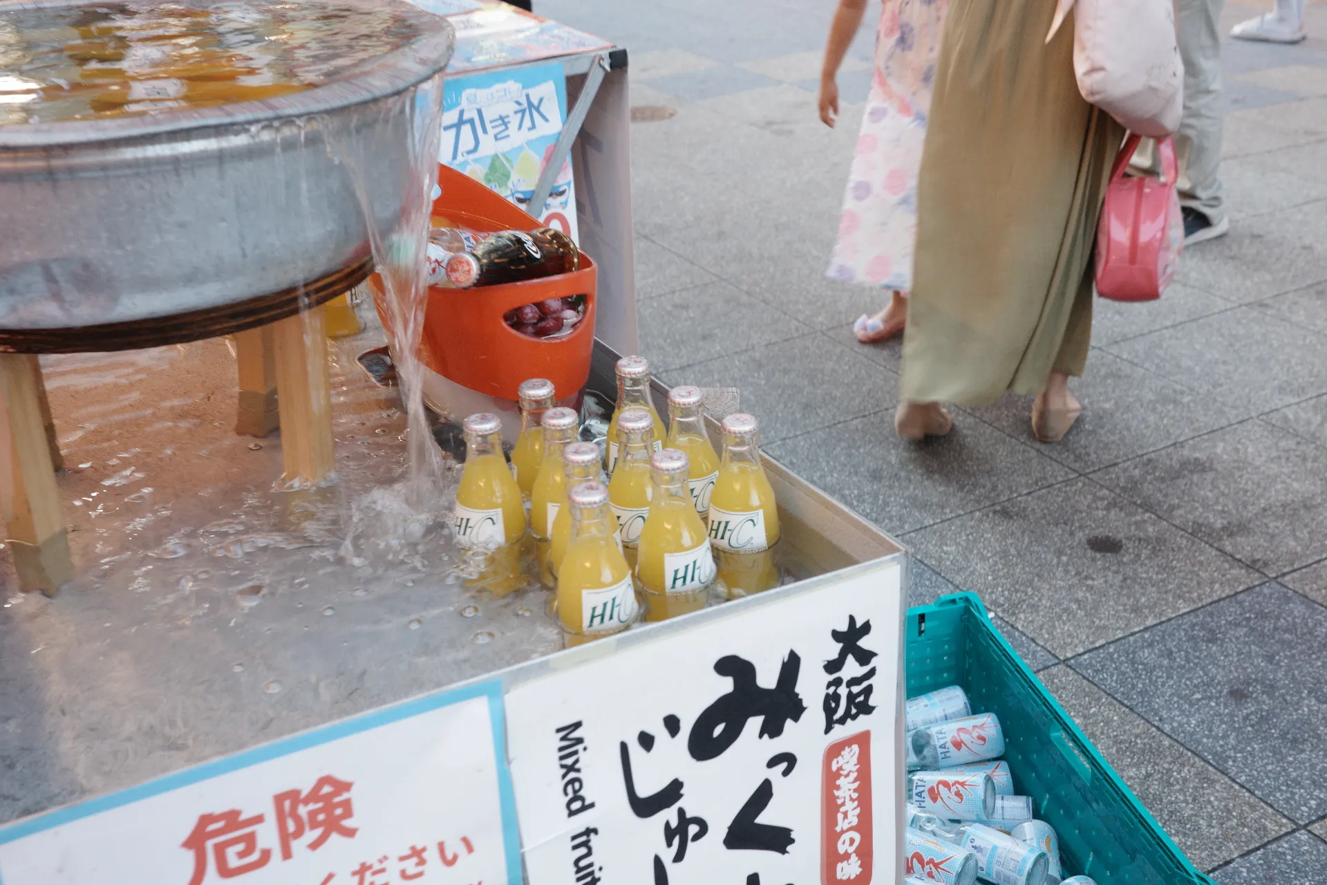 写真：大阪の露店