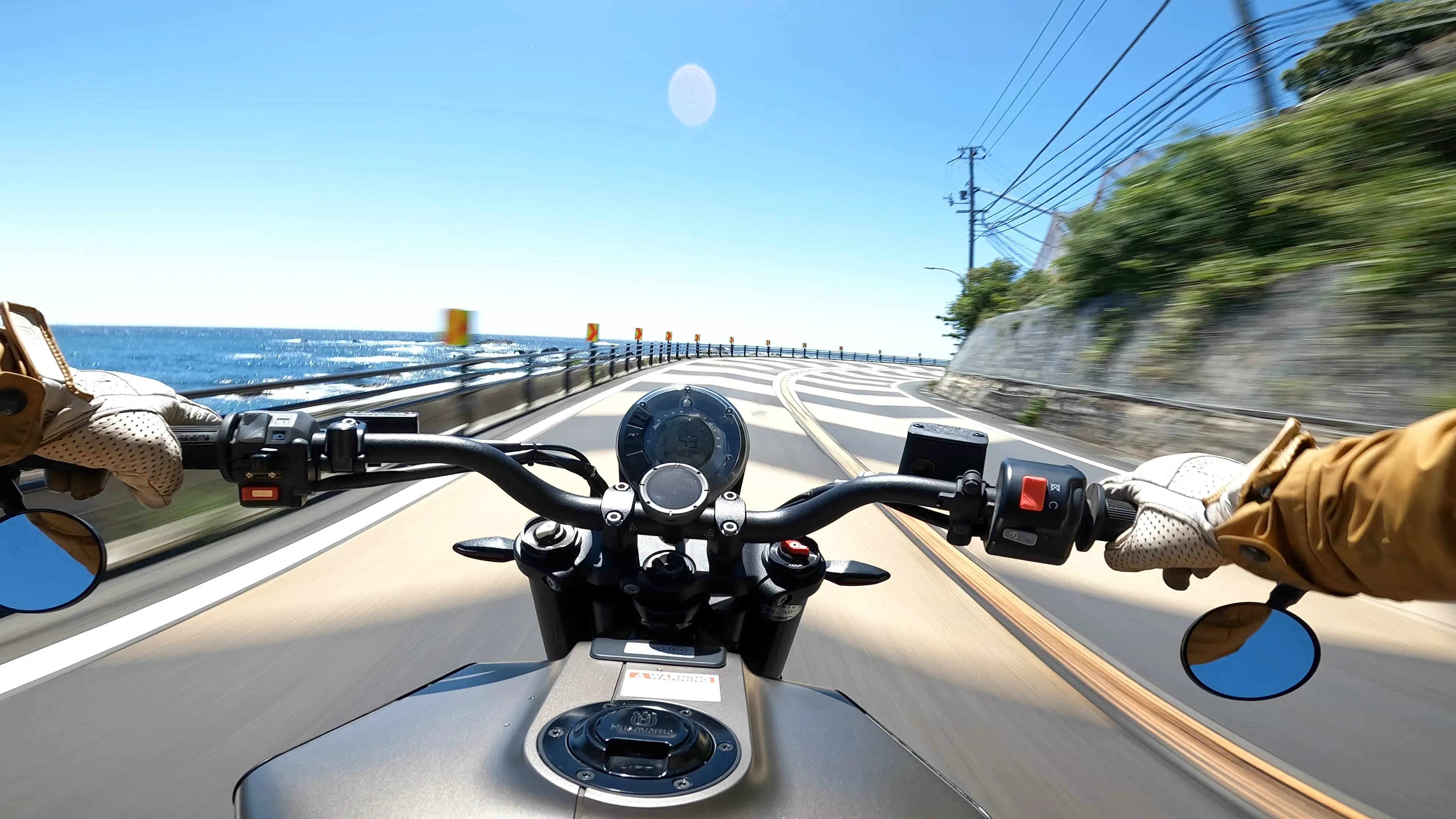 旅をしている時の主観イメージ